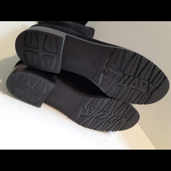 Stuart Weitzman Black Suede Hilo High Boots - Picture 5 of 8